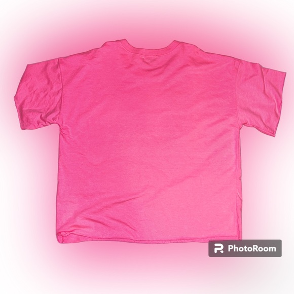 ❌SOLD❌Snack Caddie pink size medium varsity glitter felt letter tee Judith March - Picture 3 of 3